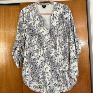 Torrid - Harper 3/4 Sleeve Pullover Blouse - Size 2